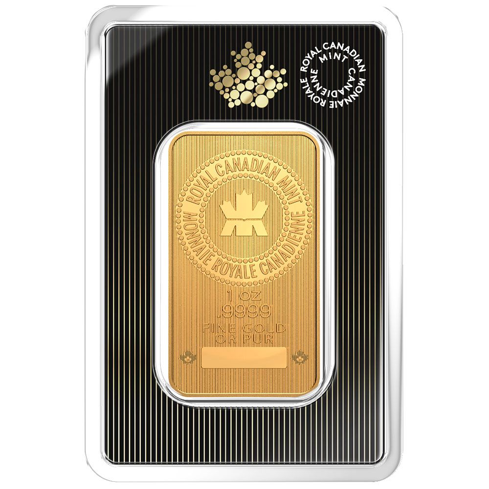 1oz Canadian Mint Gold Bullion Bar MyGold
