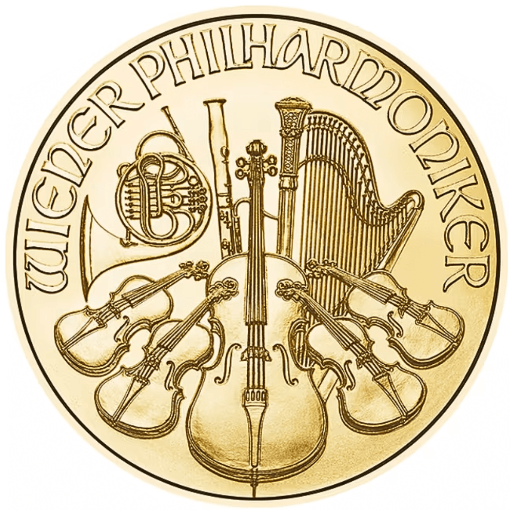 1/2oz Gold Austrian Vienna Philharmonic Coin (2026)