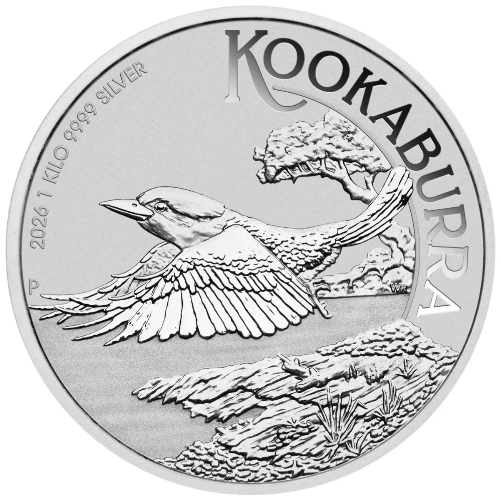 1kg Perth Mint Silver Kookaburra (2026)