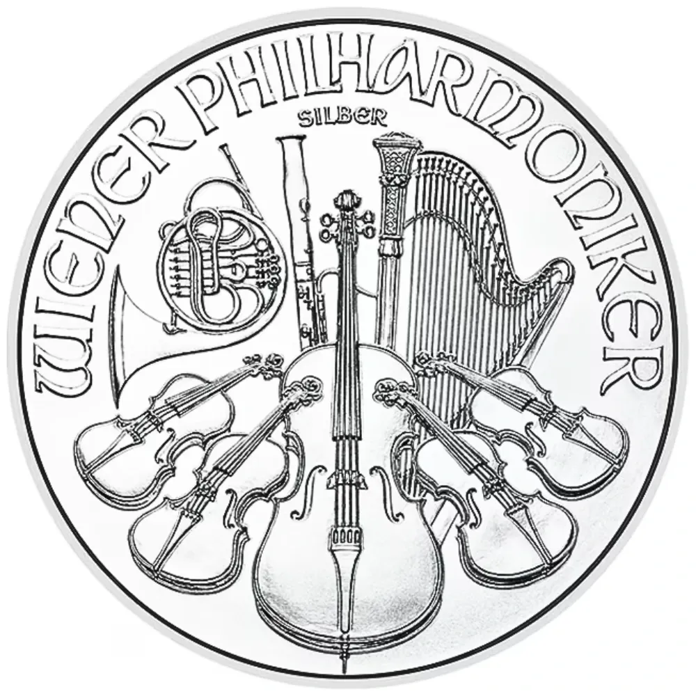 1oz Austrian Silver Philharmonic Coin (2019)