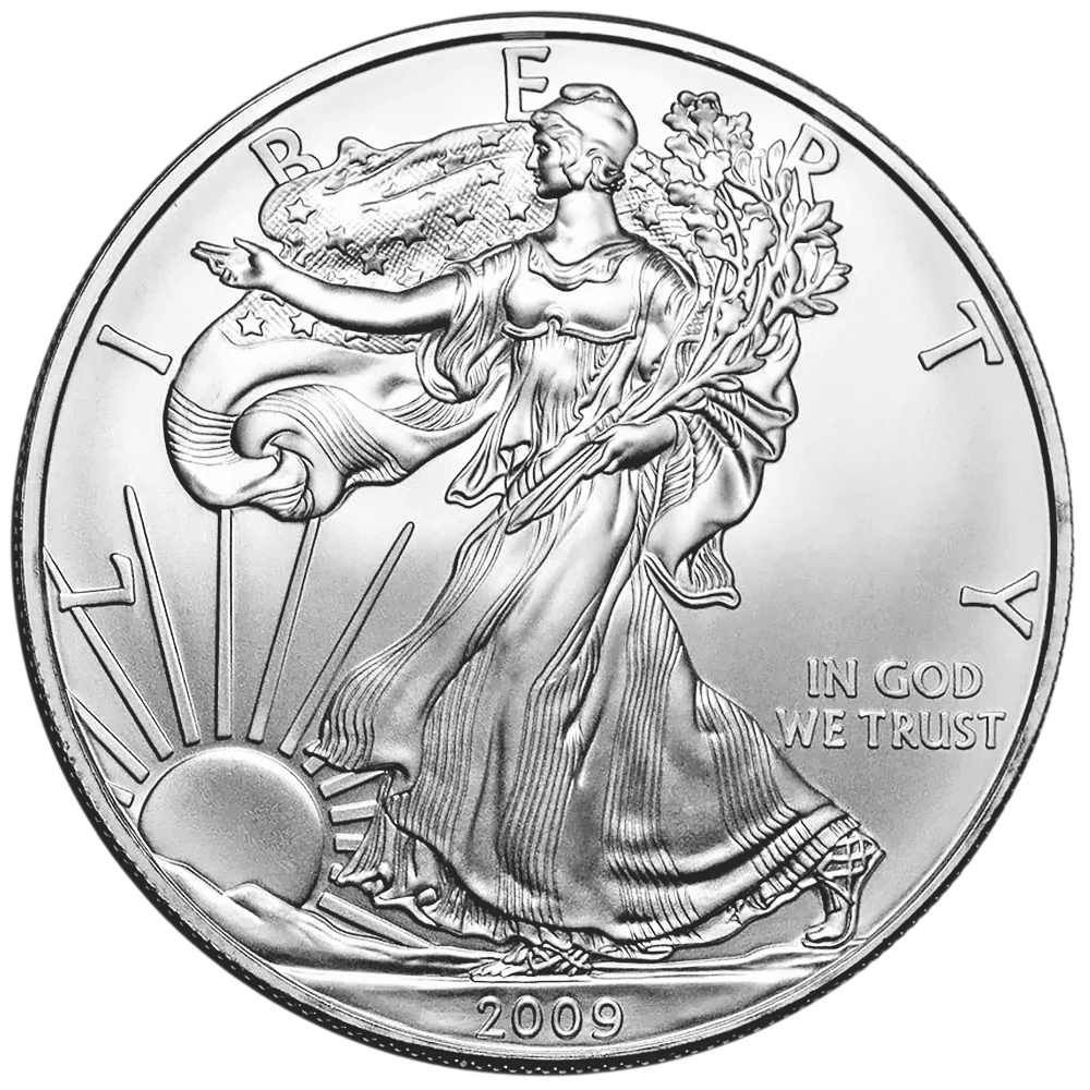 1oz Silver American Eagle Coin (2009)