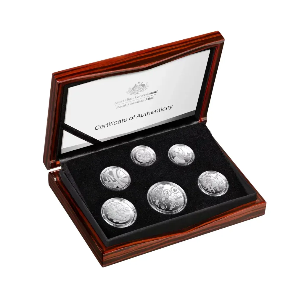 2026 RAM Decimal Currency 60th Anniversary Six-Coin Silver Proof Year Set