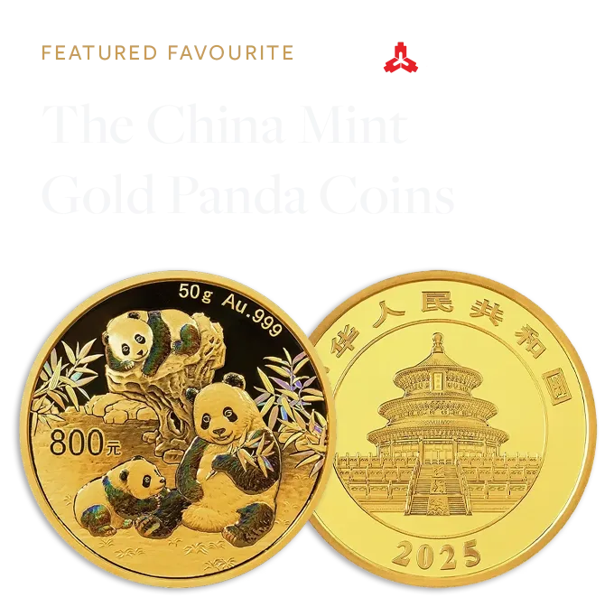 2025 China 800 Yuan 50 g .999 Gold Panda Proof Coin